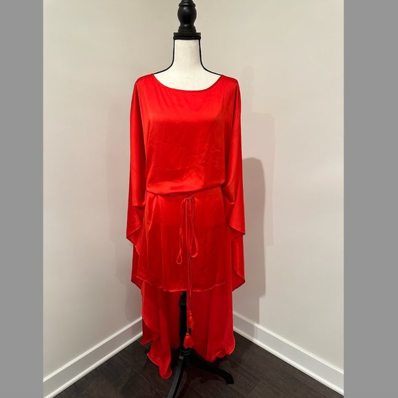 Erika Peña Cape Mini Dress DIOSA SHORT DRESS L/XL - Picture 8 of 15